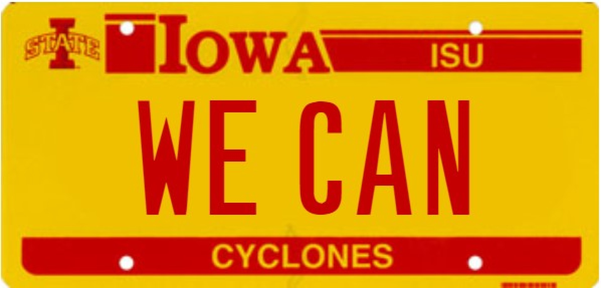 Iowa State University Plate