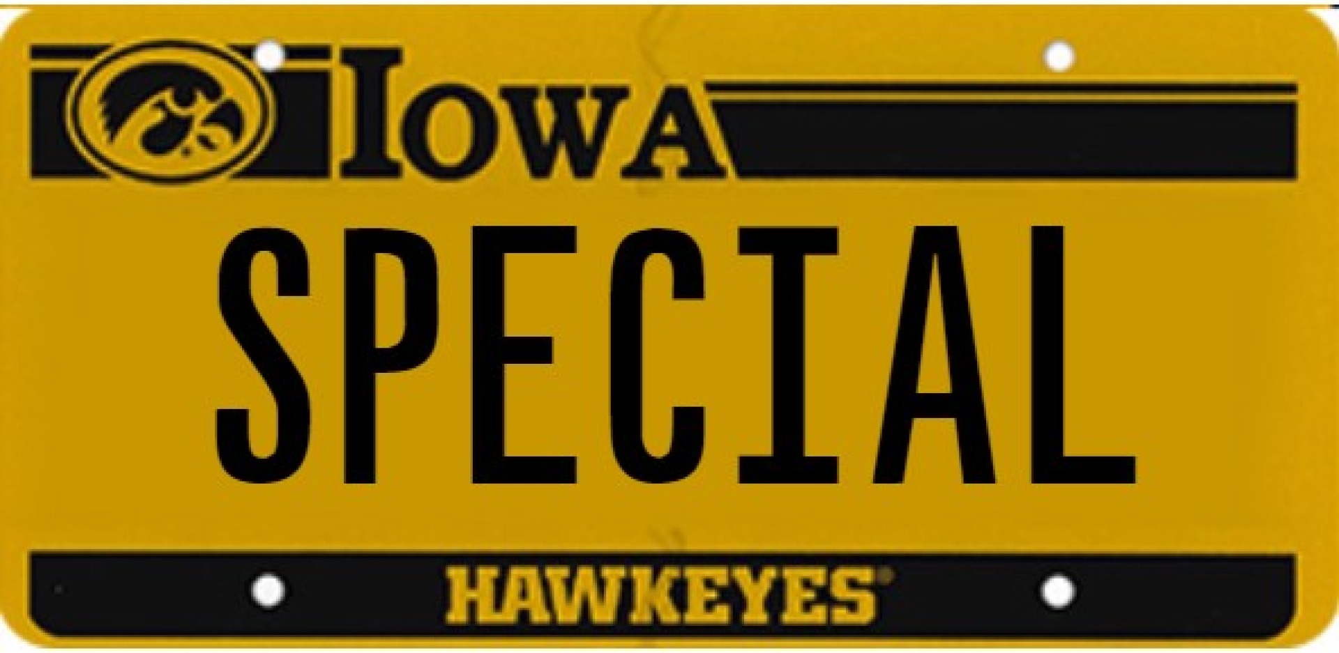 University of Iowa Plate